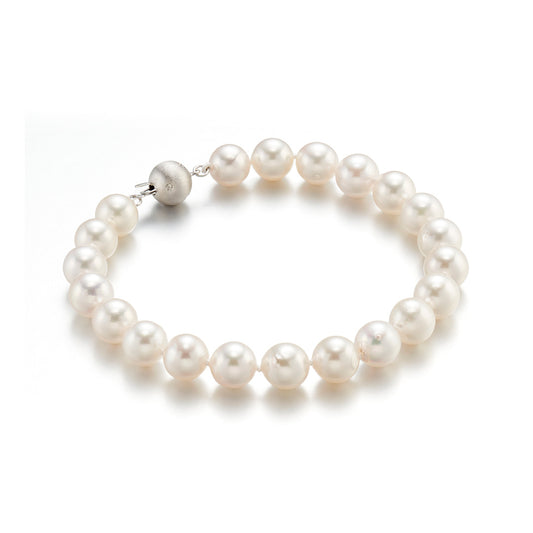 Gump's Signature 7.5mm White Akoya Pearl Bracelet