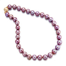 Gump's Signature 12-14mm Deep Lavender Pearl Necklace