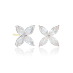 Gump's Signature Stella Earrings in Rose Quartz