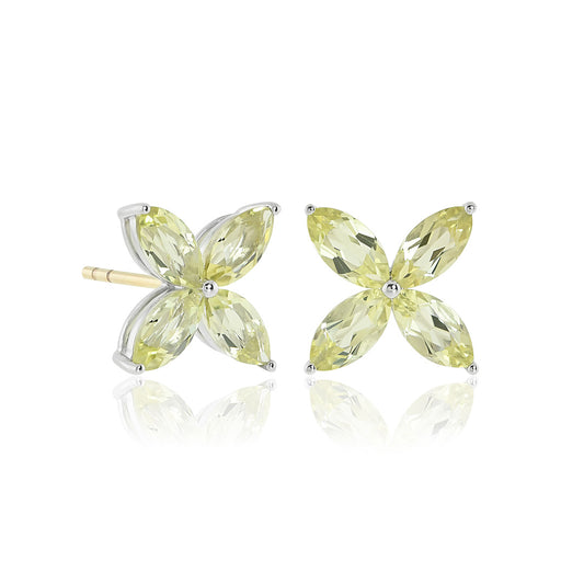 Gump's Signature Stella Earrings in Lemon Quartz