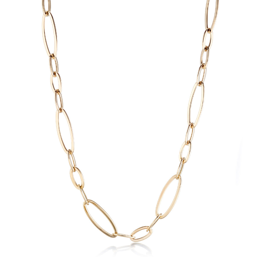 Elongated Link Necklace