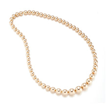 Graduated Gold Bead Necklace