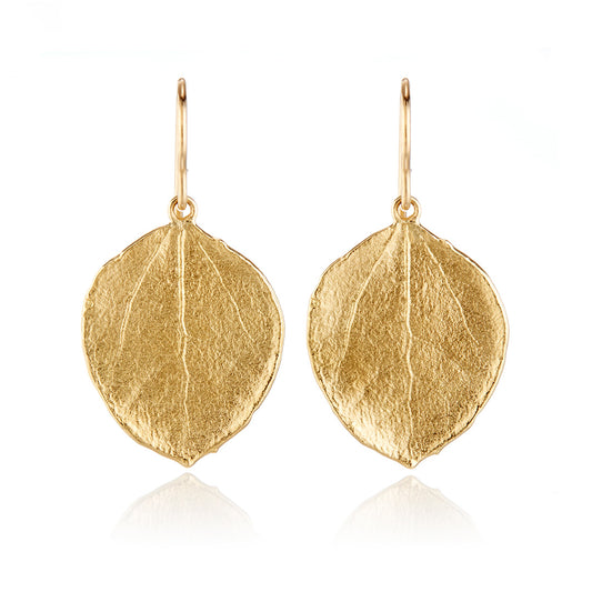 Aaron Henry Aspen Leaf Drop Earrings