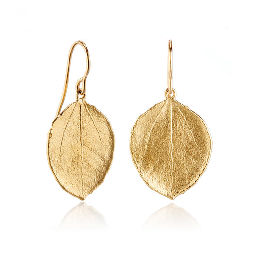 Aspen Leaf Drop Earrings