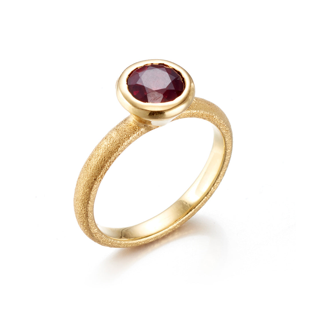 Aaron Henry Rhodolite Garnet Aspen Ring
