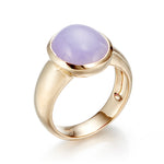Gump's Signature Lavender Jade North-South Ring