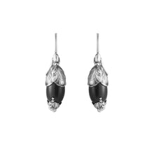 Georg Jensen 2024 Heritage Black Onyx Blossom Drop Earrings