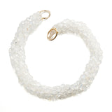 Gump's Signature Graduated Moonstone 8-Strand Twist Necklace with Diamond Clasp