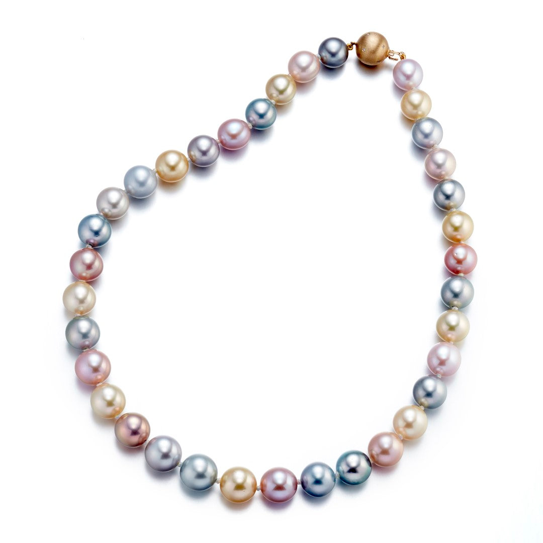 Gump's Signature 11-12.5mm Multi-Color Pastel Tahitian Pearl Necklace