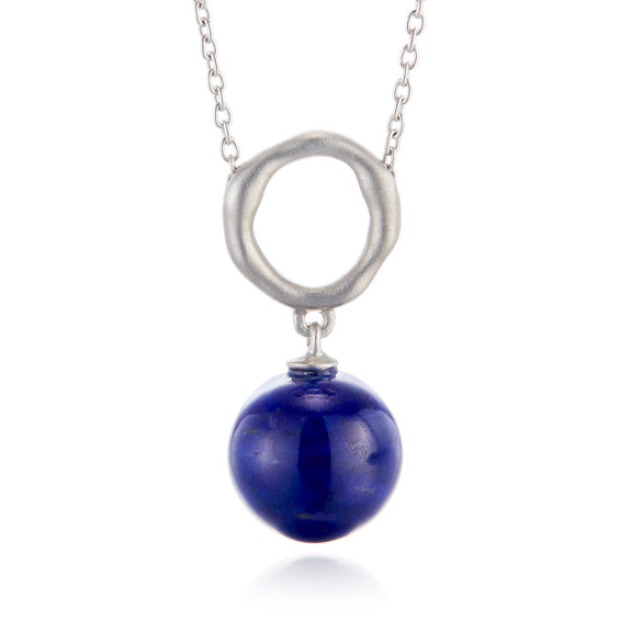 Gump's Signature Lapis Circle Necklace