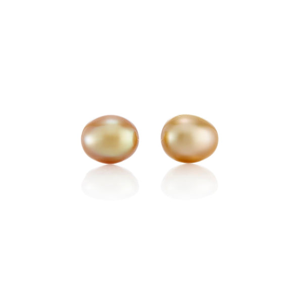 Gump's Signature 6mm Golden Keshi South Sea Pearl Earrings