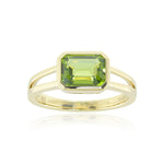Gump's Signature Rectangular Peridot Ring