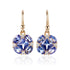 Gump's Signature Quadrille Drop Earrings in Tanzanite & Diamonds