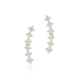 Gump's Signature Diamond Curve Earrings