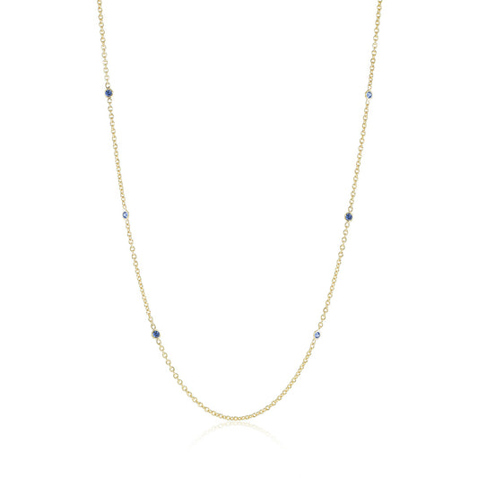 Gump's Signature Station Necklace in Sapphires