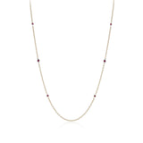 Ruby Station Necklace
