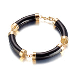 Gump's Signature Black Nephrite Jade 4-Section Bracelet
