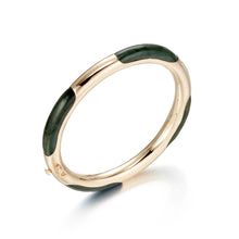 Gump's Signature Green Nephrite Jade Window Bangle