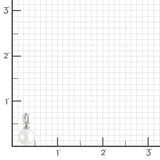 White Topaz & Pearl Drop Earrings