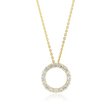 Gump's Signature Diamond Circle Pendant Necklace