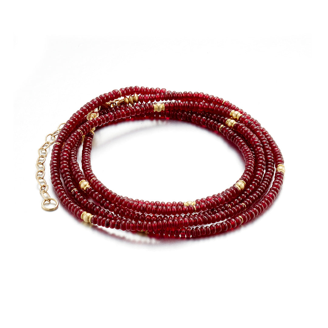 Barbara Heinrich Ruby Wrap Bracelet