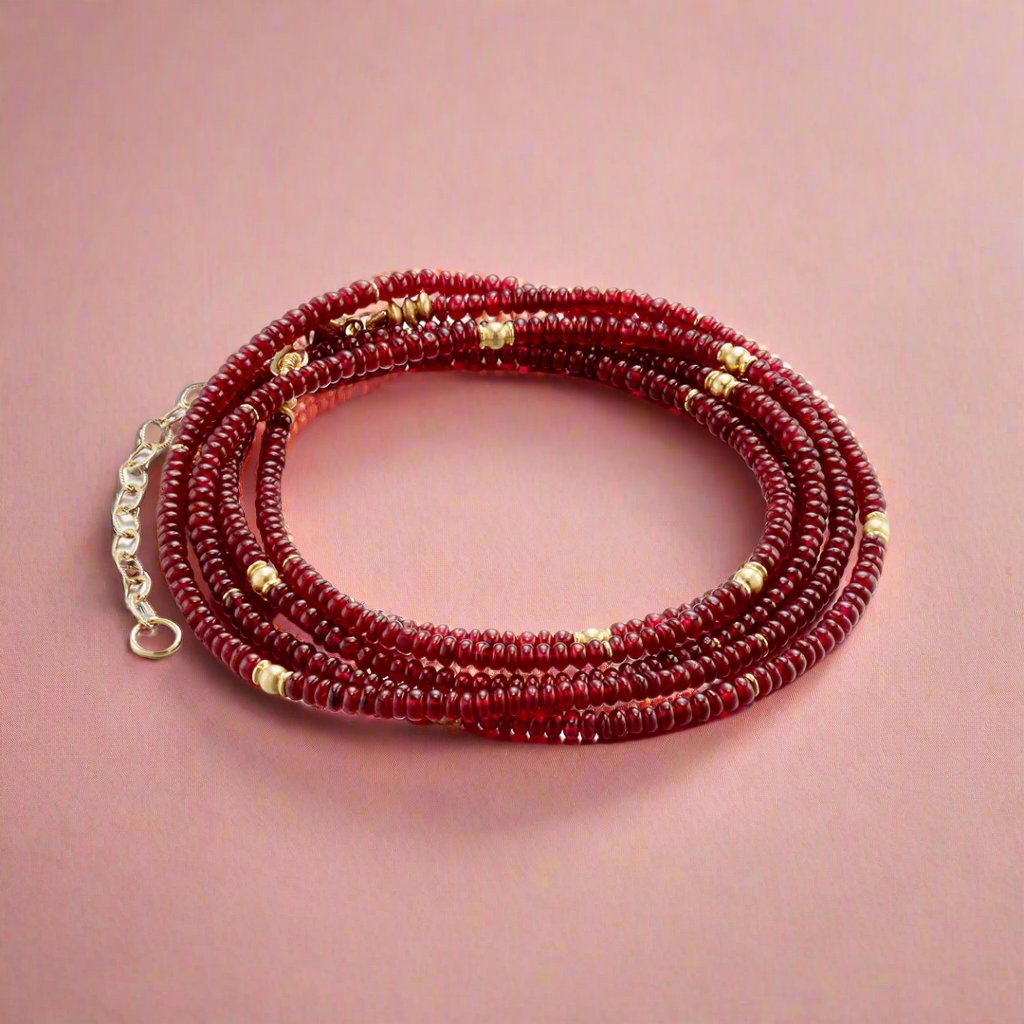 Ruby Wrap Bracelet