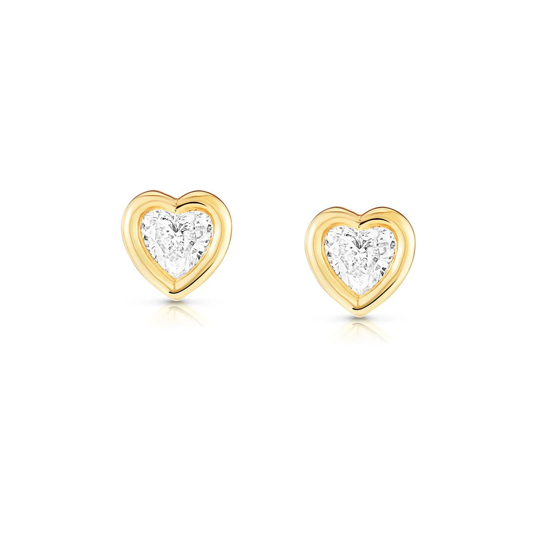 Carbon & Hyde Amor Stud Earrings