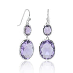 Gump's Signature Raindrop Earrings in Amethyst
