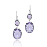 Raindrop Earrings in Amethyst