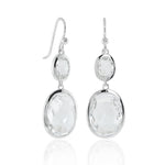 Gump's Signature Raindrop Earrings in White Topaz