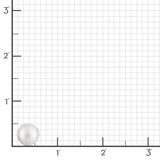 15-18mm White Baroque South Sea Pearl Earrings