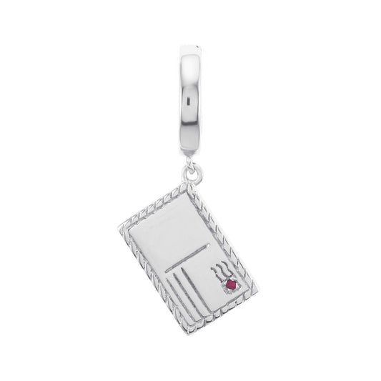 Gump's Signature Ruby Postcard Charm