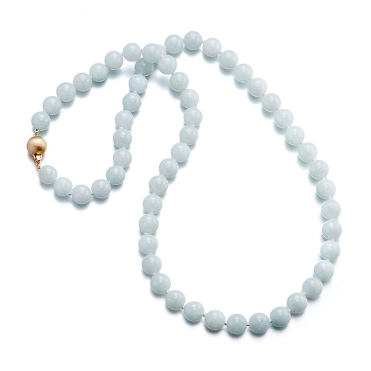 Gump's Signature 10mm White Jade Necklace