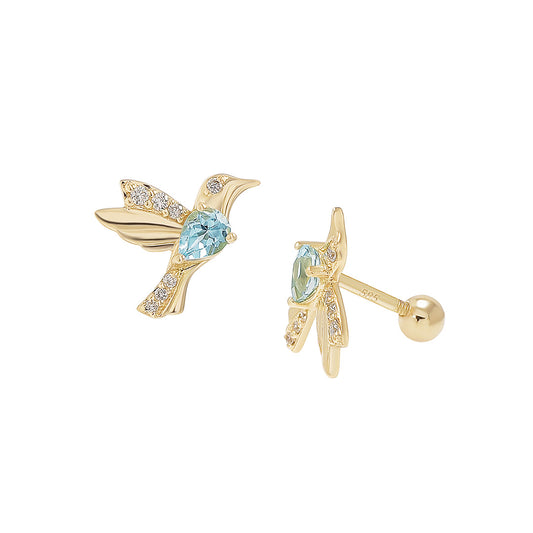 Gump's Signature Child's Hummingbird Stud Earrings