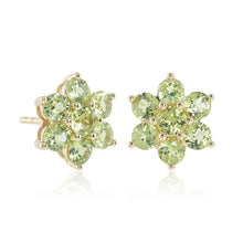 Gump's Signature Snowflake Earrings in Peridots