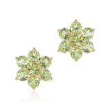 Aurora Earrings in Peridots