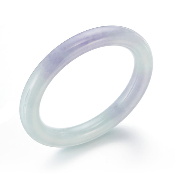 Gump's Signature 57mm Translucent Lavender-Green Jade Bangle