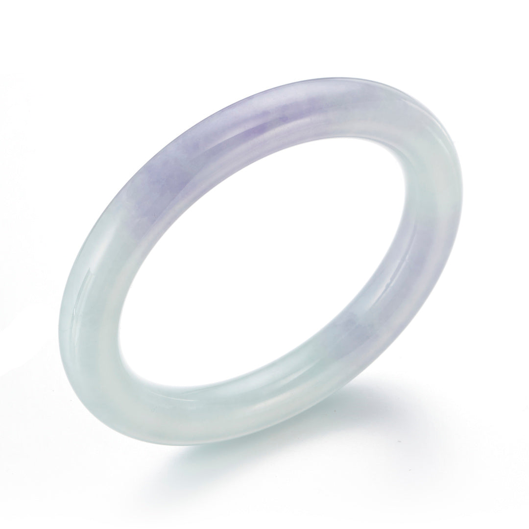 Gump's Signature 57mm Translucent Lavender-Green Jade Bangle