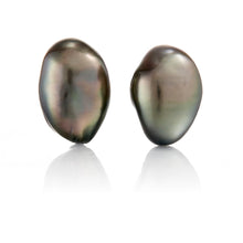 Gump's Signature 15mm Gray Keshi Tahitian Pearl Earrings