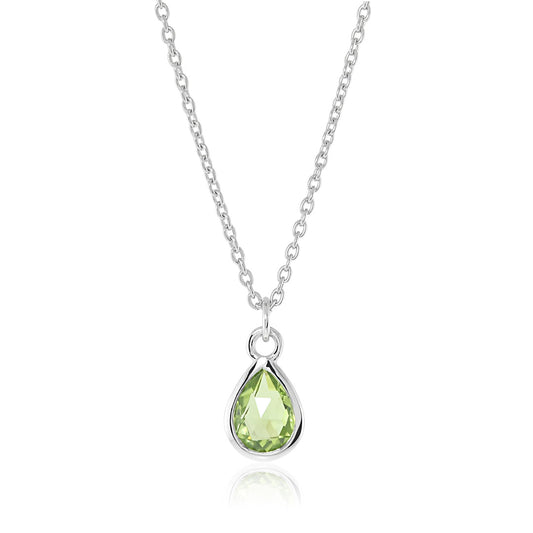 Gump's Signature Peridot Teardrop Pendant Necklace