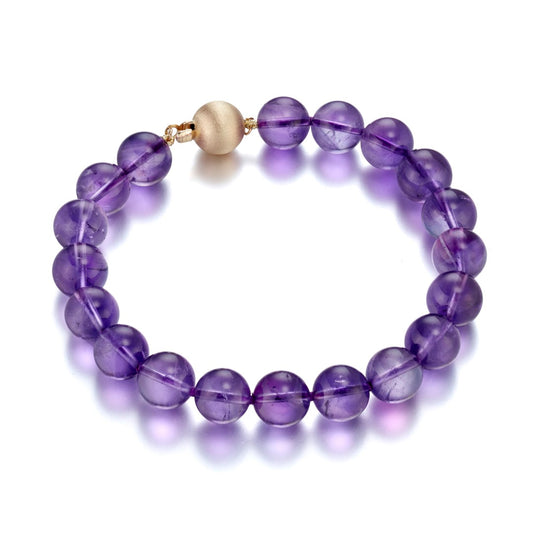 Gump's Signature Amethyst Bead Bracelet