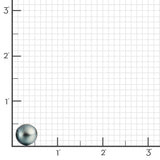 13mm Gray Tahitian Pearl Earrings