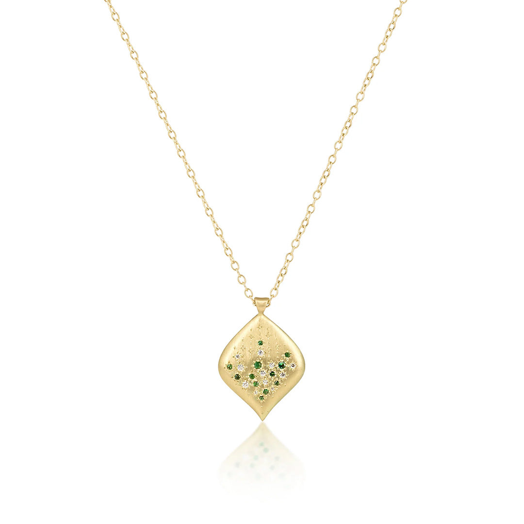 Adel Chefridi Emerald Andromeda Pendant Necklace