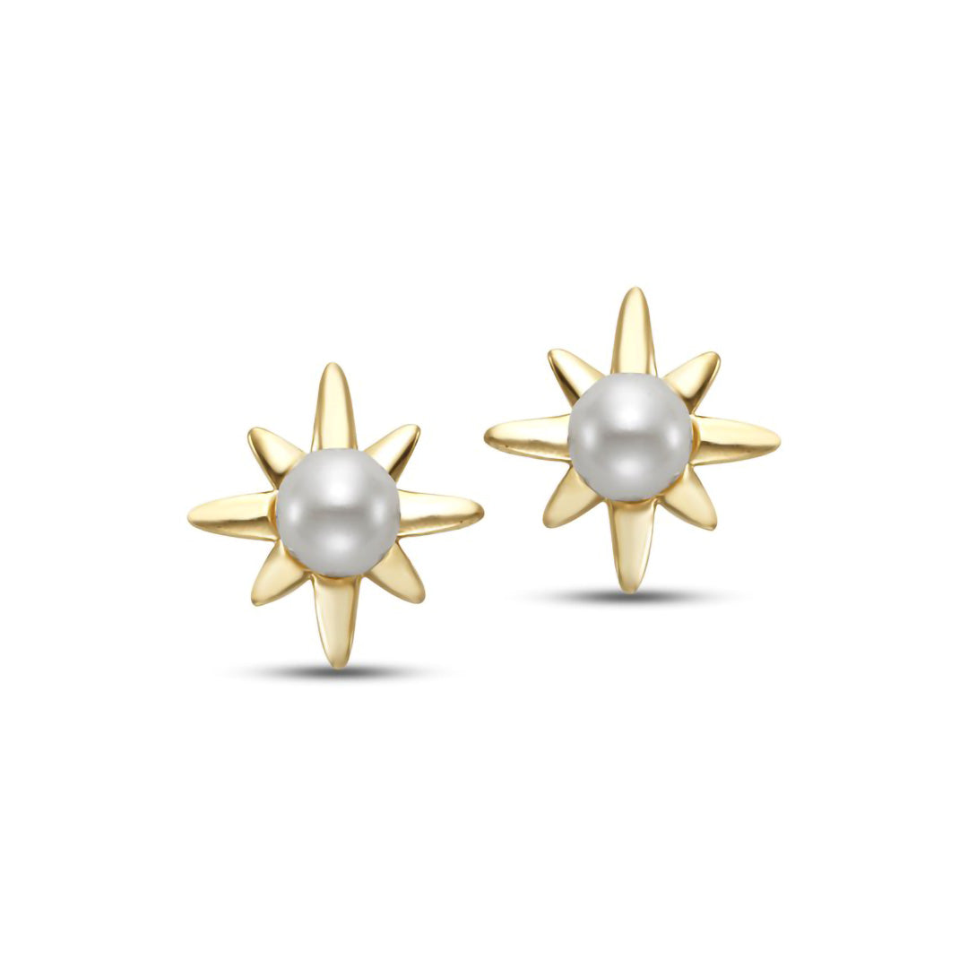 Pearl Starburst Earrings