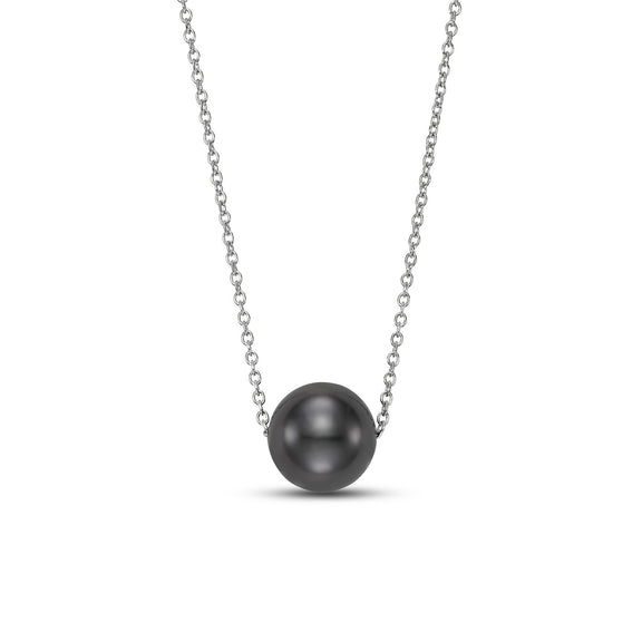 Tahitian Pearl Slide Pendant Necklace