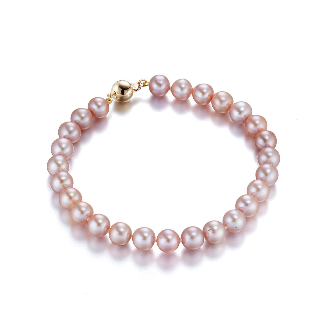 Gump's Signature 7mm Pink Pearl Bracelet