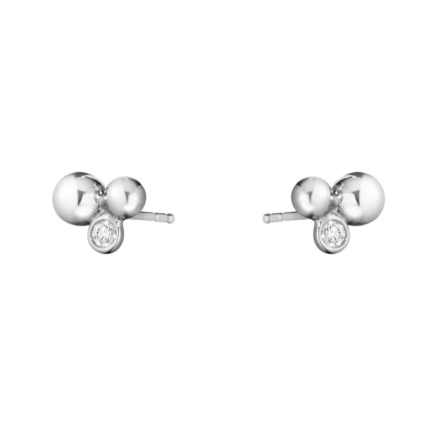 Diamond Moonlight Grapes Stud Earrings