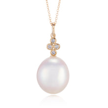 Gump's Signature Dominique Pendant Necklace in Pearl & Diamonds