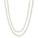 5mm Pearl & Peridot Rope Necklace