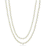 5mm Pearl & Peridot Rope Necklace
